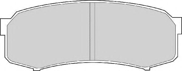 NECTO FD6698A Тормозные колодки для MITSUBISHI SHOGUN IV (Митсубиши/митсубиси Шогун иv) NECTO FD6698A Тормозные колодки для MITSUBISHI SHOGUN IV (Митсубиши/митсубиси Шогун иv)