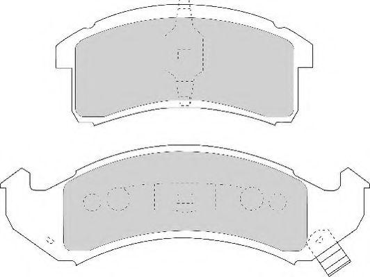 NECTO FD6604A Тормозные колодки для BUICK (Бьюик) NECTO FD6604A Тормозные колодки для BUICK (Бьюик)