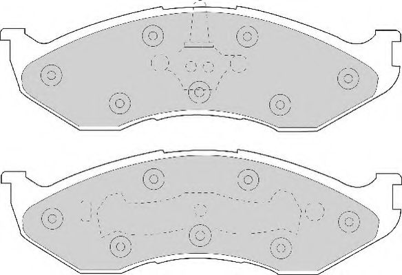NECTO FD6597A Тормозные колодки для JEEP CHEROKEE (Джип Чироки) NECTO FD6597A Тормозные колодки для JEEP CHEROKEE (Джип Чироки)