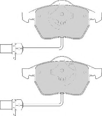 NECTO FD6786A Тормозные колодки для VOLKSWAGEN (Фольксваген) NECTO FD6786A Тормозные колодки для VOLKSWAGEN (Фольксваген)