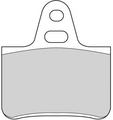 NECTO FD130A Комплект тормозных колодок, дисковый тормоз 