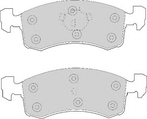 NECTO FD6512A Тормозные колодки для JEEP CHEROKEE (Джип Чироки) NECTO FD6512A Тормозные колодки для JEEP CHEROKEE (Джип Чироки)