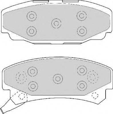 NECTO FD6508A Тормозные колодки для JEEP CHEROKEE (Джип Чироки) NECTO FD6508A Тормозные колодки для JEEP CHEROKEE (Джип Чироки)