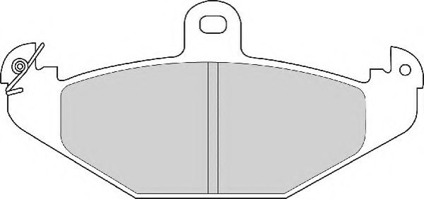 NECTO FD6485A Тормозные колодки для RENAULT SAFRANE (Рено Сафранэ) NECTO FD6485A Тормозные колодки для RENAULT SAFRANE (Рено Сафранэ)