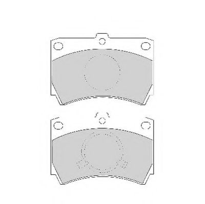 NECTO FD6350A Тормозные колодки для MAZDA 323 III (Мазда 323 3) NECTO FD6350A Тормозные колодки для MAZDA 323 III (Мазда 323 3)