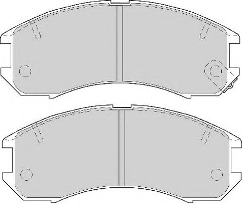 NECTO FD6357A Тормозные колодки для MAZDA 626 III (Мазда 626 3) NECTO FD6357A Тормозные колодки для MAZDA 626 III (Мазда 626 3)