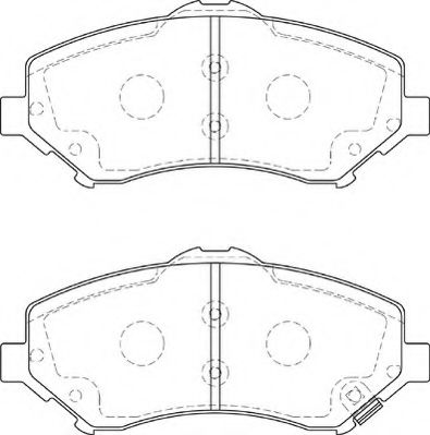 NECTO FD7358A Тормозные колодки для DODGE JOURNEY (Додж Жоурнэъ) NECTO FD7358A Тормозные колодки для DODGE JOURNEY (Додж Жоурнэъ)