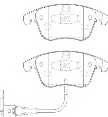 NECTO FD7349A Тормозные колодки для VOLKSWAGEN (Фольксваген) NECTO FD7349A Тормозные колодки для VOLKSWAGEN (Фольксваген)