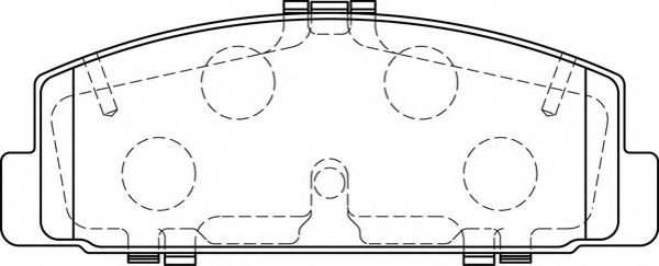 NECTO FD7237A Тормозные колодки для MAZDA 323 F/P VI (Мазда 323 ф/п vи) NECTO FD7237A Тормозные колодки для MAZDA 323 F/P VI (Мазда 323 ф/п vи)