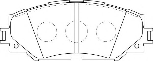 NECTO FD7243A Тормозные колодки для LEXUS HS (Лексус Хс)