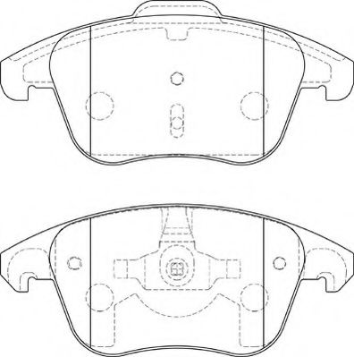 NECTO FD7297A Тормозные колодки для CITROËN C4 PICASSO I (CитроËн С4 пикассо 1) NECTO FD7297A Тормозные колодки для CITROËN C4 PICASSO I (CитроËн С4 пикассо 1)