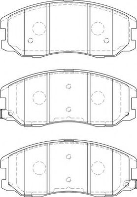 NECTO FD7577A Тормозные колодки для CHEVROLET CAPTIVA (Шевроле Каптива) NECTO FD7577A Тормозные колодки для CHEVROLET CAPTIVA (Шевроле Каптива)