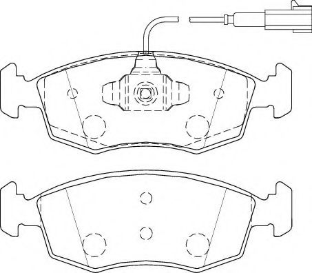 NECTO FD7512A Тормозные колодки для FIAT 500 (Фиат 500) NECTO FD7512A Тормозные колодки для FIAT 500 (Фиат 500)