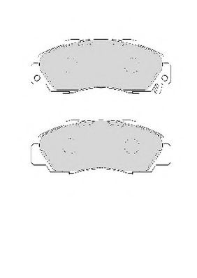 NECTO FD6966A Тормозные колодки для ACURA NSX (Акура Нсx) NECTO FD6966A Тормозные колодки для ACURA NSX (Акура Нсx)