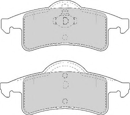 NECTO FD6954A Тормозные колодки для JEEP CHEROKEE (Джип Чироки) NECTO FD6954A Тормозные колодки для JEEP CHEROKEE (Джип Чироки)