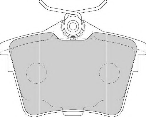 NECTO FD7106A Тормозные колодки для PEUGEOT 407 (Пежо 407) NECTO FD7106A Тормозные колодки для PEUGEOT 407 (Пежо 407)