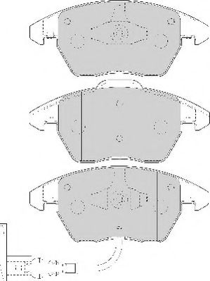 NECTO FD7111A Тормозные колодки для AUDI TT (Ауди Тт) NECTO FD7111A Тормозные колодки для AUDI TT (Ауди Тт)