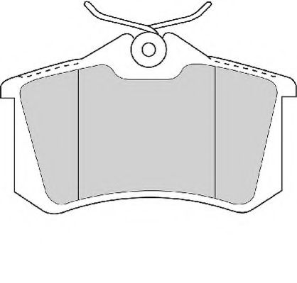 NECTO FD7187A Тормозные колодки для SEAT TOLEDO (Сеат Толэдо) NECTO FD7187A Тормозные колодки для SEAT TOLEDO (Сеат Толэдо)