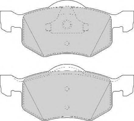 NECTO FD7036A Тормозные колодки для FORD USA ESCAPE (Форд сша Эскейп) NECTO FD7036A Тормозные колодки для FORD USA ESCAPE (Форд сша Эскейп)