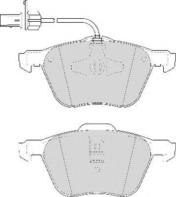 NECTO FD7015V Тормозные колодки для VOLKSWAGEN (Фольксваген) NECTO FD7015V Тормозные колодки для VOLKSWAGEN (Фольксваген)
