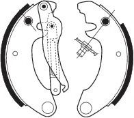 NECTO N1003 Тормозные колодоки 
