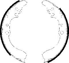 NECTO N1675 Тормозные колодоки для DAIHATSU GRAN MOVE (Дайхатсу Гран моvэ) NECTO N1675 Тормозные колодоки для DAIHATSU GRAN MOVE (Дайхатсу Гран моvэ)