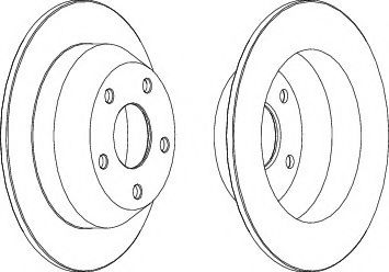 NECTO WN1482 Тормозной диск для JEEP (Джип) NECTO WN1482 Тормозной диск для JEEP (Джип)