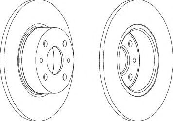 NECTO WN423 Тормозной диск для FIAT MULTIPLA (Фиат Мултипла) NECTO WN423 Тормозной диск для FIAT MULTIPLA (Фиат Мултипла)
