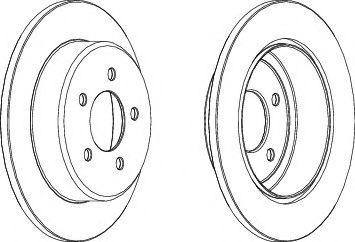 NECTO WN1421 Тормозной диск для CHRYSLER GRAND VOYAGER V (Крайслер Гранд вояджер 5) NECTO WN1421 Тормозной диск для CHRYSLER GRAND VOYAGER V (Крайслер Гранд вояджер 5)