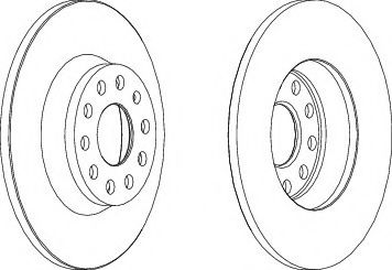 NECTO WN1328 Тормозной диск для VOLKSWAGEN PASSAT (Фольксваген Пассат) NECTO WN1328 Тормозной диск для VOLKSWAGEN PASSAT (Фольксваген Пассат)