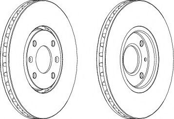 NECTO WN841 Тормозной диск для PEUGEOT (Пежо) NECTO WN841 Тормозной диск для PEUGEOT (Пежо)