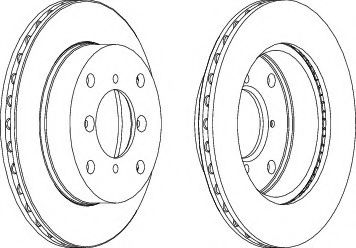 NECTO WN757 Тормозной диск для SUZUKI CULTUS II (Сузуки Cултус 2) NECTO WN757 Тормозной диск для SUZUKI CULTUS II (Сузуки Cултус 2)