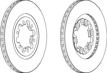 NECTO WN717 Тормозной диск 