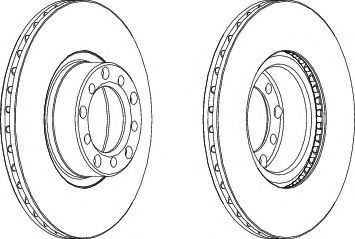 NECTO WN713 Тормозной диск 