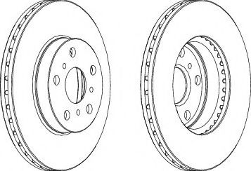 NECTO WN711 Тормозной диск 