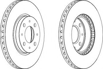 NECTO WN701 Тормозной диск 