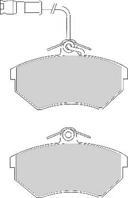 NECTO FD6602N Тормозные колодки для AUDI 90 (Ауди 90) NECTO FD6602N Тормозные колодки для AUDI 90 (Ауди 90)