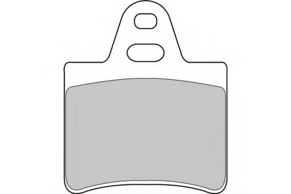 NECTO FD150N Комплект тормозных колодок, дисковый тормоз 