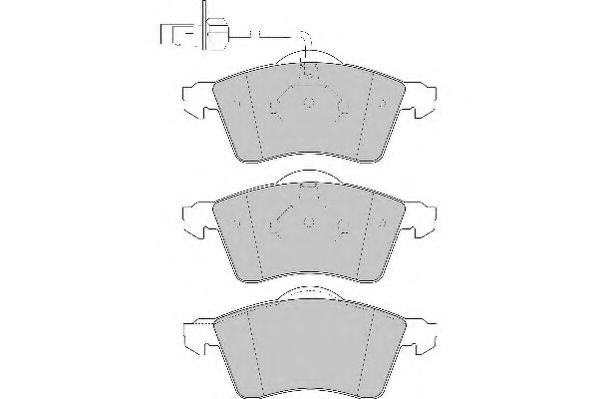 NECTO FD6946N Тормозные колодки для VOLKSWAGEN (Фольксваген) NECTO FD6946N Тормозные колодки для VOLKSWAGEN (Фольксваген)