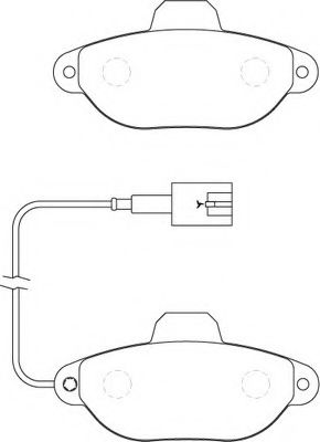 NECTO FD7278A Тормозные колодки для FIAT 500 (Фиат 500) NECTO FD7278A Тормозные колодки для FIAT 500 (Фиат 500)