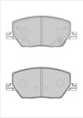 NECTO FD7623A Тормозные колодки для JEEP RENEGADE (Джип Рэнэгадэ)