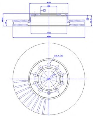 CAR 142.1021 Тормозной диск для SEAT (Сеат) CAR 142.1021 Тормозной диск для SEAT (Сеат)