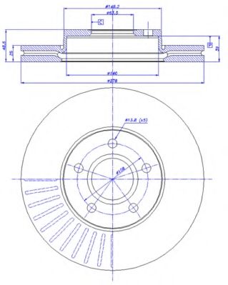 CAR 142.1143 Тормозной диск для FORD (Форд) CAR 142.1143 Тормозной диск для FORD (Форд)