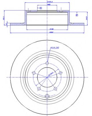 CAR 142.1739 Тормозной диск для MITSUBISHI ASX (Митсубиши/митсубиси Асх) CAR 142.1739 Тормозной диск для MITSUBISHI ASX (Митсубиши/митсубиси Асх)