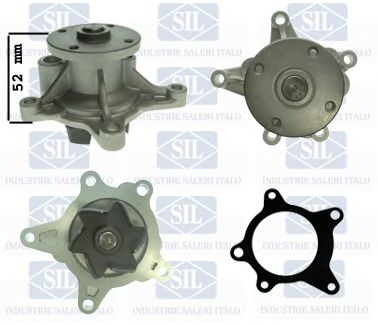 Saleri SIL PA1517 Водяной насос для KIA CEED SW (Киа Сид св) Saleri SIL PA1517 Водяной насос для KIA CEED SW (Киа Сид св)