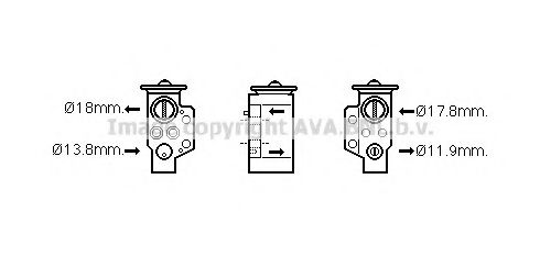 AVA QUALITY COOLING AI1351 Расширительный клапан, кондиционер для AUDI Q5 (Ауди Кью 5) AVA QUALITY COOLING AI1351 Расширительный клапан, кондиционер для AUDI Q5 (Ауди Кью 5)