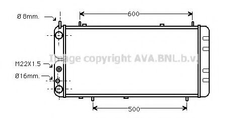 AVA QUALITY COOLING AI2005 Радиатор, охлаждение двигателя для AUDI 100 (Ауди 100) AVA QUALITY COOLING AI2005 Радиатор, охлаждение двигателя для AUDI 100 (Ауди 100)