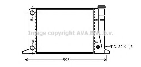 AVA QUALITY COOLING AI2007 Радиатор, охлаждение двигателя для AUDI 4000 (Ауди 4000) AVA QUALITY COOLING AI2007 Радиатор, охлаждение двигателя для AUDI 4000 (Ауди 4000)