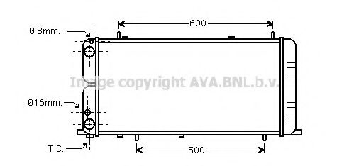 AVA QUALITY COOLING AI2051 Радиатор, охлаждение двигателя для AUDI 100 (Ауди 100) AVA QUALITY COOLING AI2051 Радиатор, охлаждение двигателя для AUDI 100 (Ауди 100)