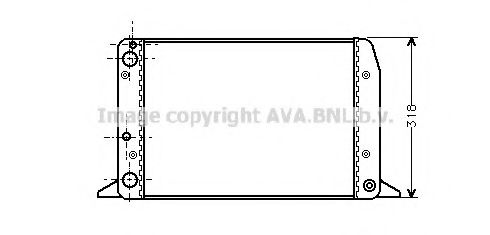 AVA QUALITY COOLING AI2104 Радиатор, охлаждение двигателя для AUDI 80 (Ауди 80) AVA QUALITY COOLING AI2104 Радиатор, охлаждение двигателя для AUDI 80 (Ауди 80)